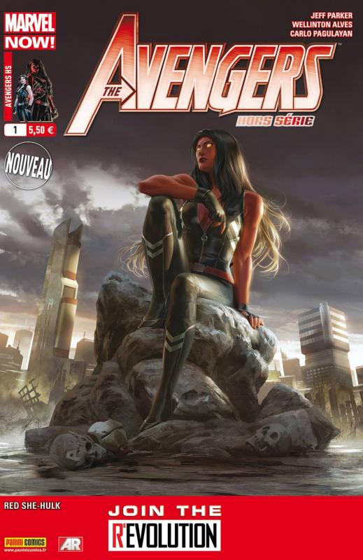The Avengers (revue) – Hors série, T1 : L'enfer est plus doux... - Miss Hulk Rouge (1/2) (0), comics chez Panini Comics de Parker, Alves, Pagulayan, Tartaglia, Staples, Schirmer