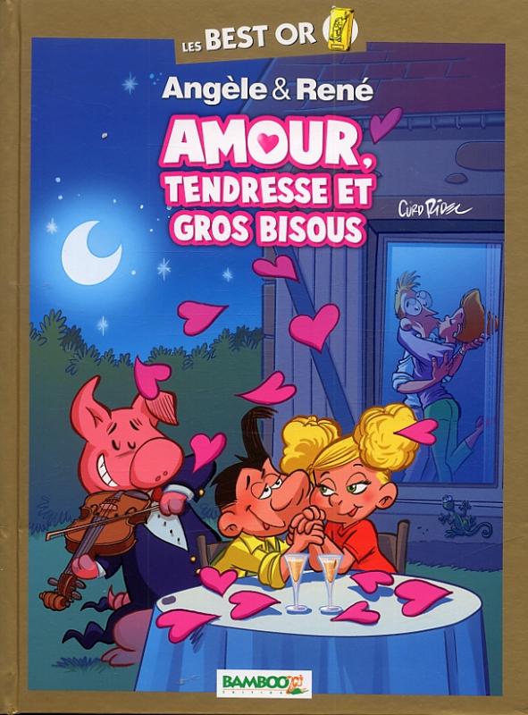 Angèle et René : Amour, tendresse et gros bisous (Best or) (0), bd chez Bamboo de Ridel, Schelle