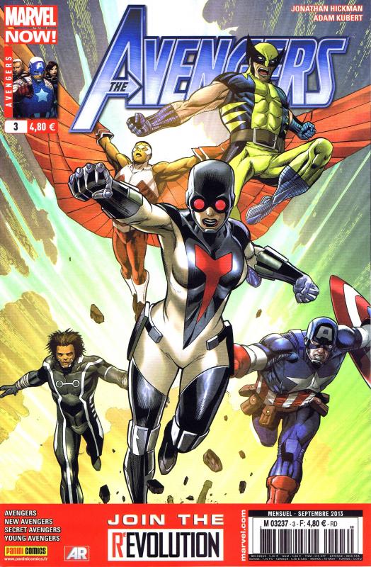 The Avengers (revue) – V 4, T3 : Super-Garde (0), comics chez Panini Comics de Spencer, Hickman, Gillen, Epting, Kubert, Norton, McKelvie, Ross, d' Armata, Martin jr, Wilson, Pacheco