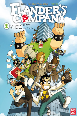  Flanders’s company T2, bd chez Kazé manga de Pomarede, Tod, Dreki