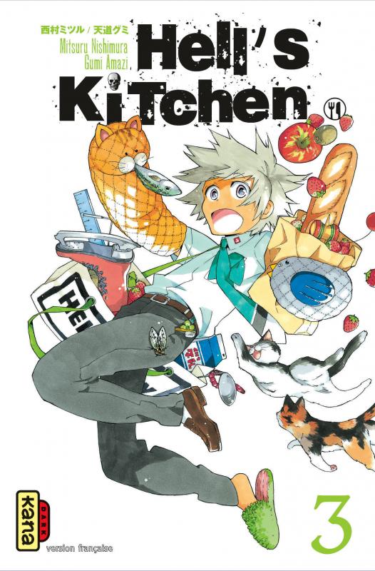  Hell’s kitchen  T3, manga chez Kana de Nishimura, Amashi