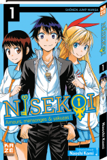  Nisekoi T1, manga chez Kazé manga de Komi