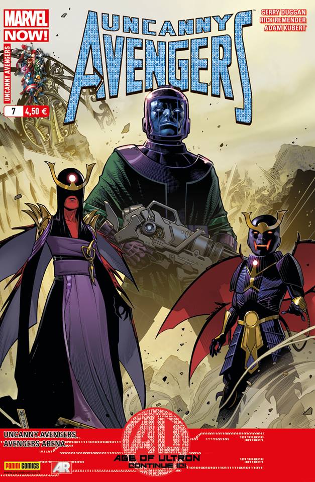  Uncanny Avengers (revue) – V 1, T7 : Ragnarok now ! (0), comics chez Panini Comics de Duggan, Hopeless, Remender, Kubert, Vitti, Walker, Martin jr, Beredo, Beaulieu, Cheung