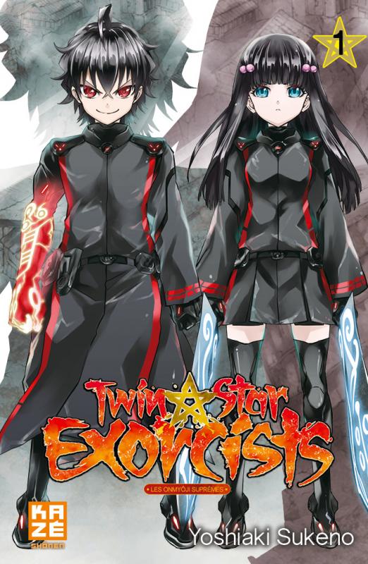  Twin star exorcists T1, manga chez Kazé manga de Sukeno