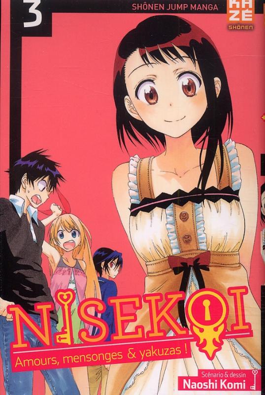  Nisekoi T3, manga chez Kazé manga de Komi