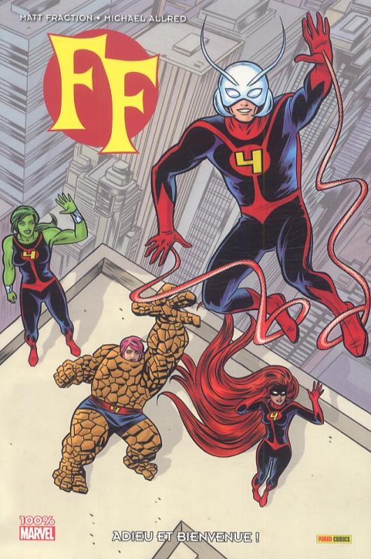  FF T1 : Adieu et bienvenue ! (0), comics chez Panini Comics de Fraction, Quiñones, Allred, Allred