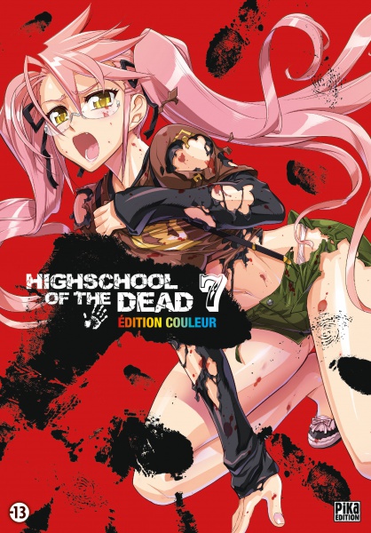  Highschool of the dead - édition couleur T7, manga chez Pika de Sato, Sato