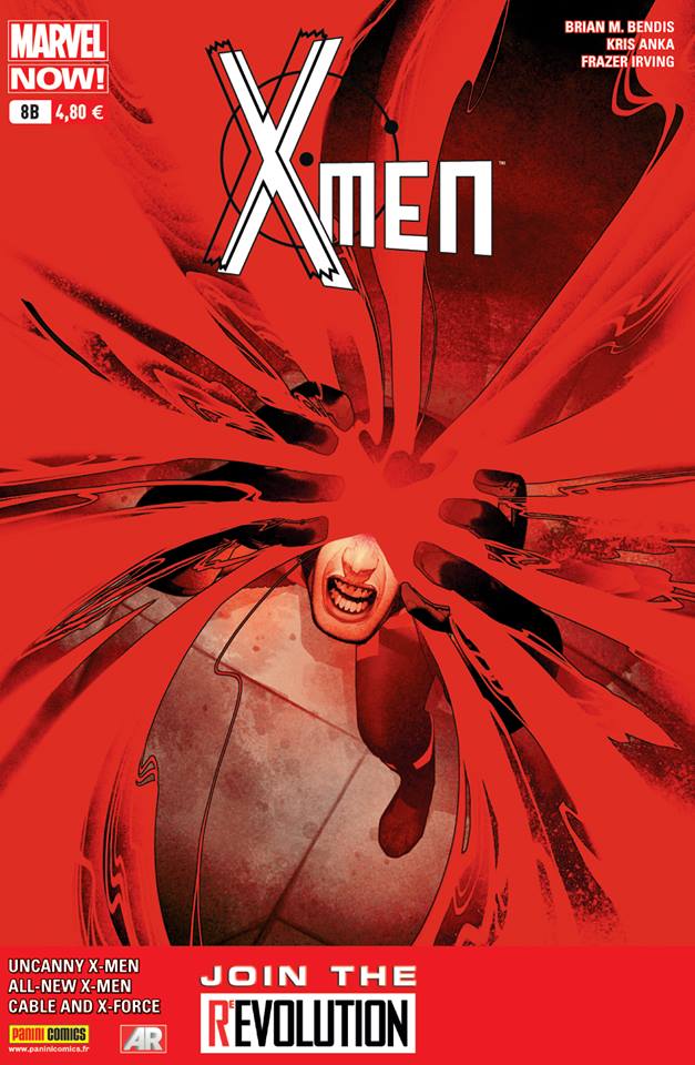  X-Men (revue) – V 4, T8 : Blockbuster (0), comics chez Panini Comics de Bunn, Bendis, Hopeless, Lafuente, Sandoval, Larroca, Irving, Anka, Campbell, d' Armata, Noto, Camuncoli