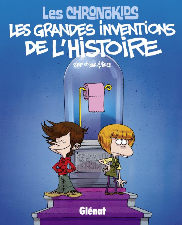 Chrono kids : Les grandes inventions de l'Histoire (0), bd chez Glénat de Zep, Vince, Stan