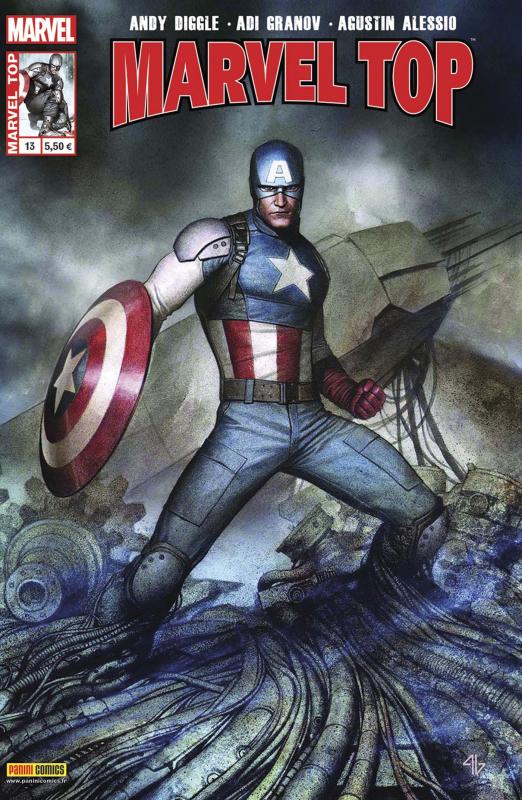  Marvel Top T13 : Captain America - La légende vivante (0), comics chez Panini Comics de Diggle, Robson, Alessio, Granov