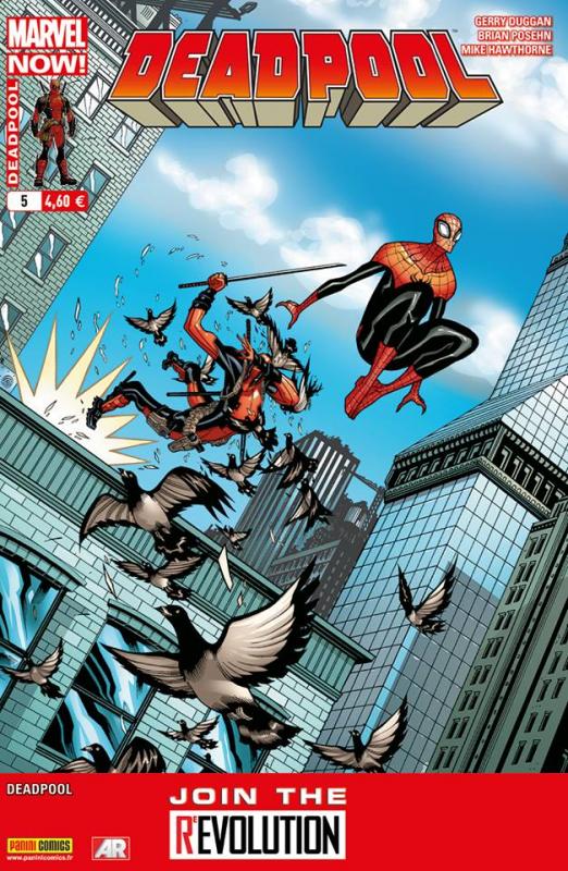  Deadpool (revue) – V 4, T5 : Huit coups de pied aux fesses (0), comics chez Panini Comics de Posehn, Duggan, Hawthorne, Staples, Moore