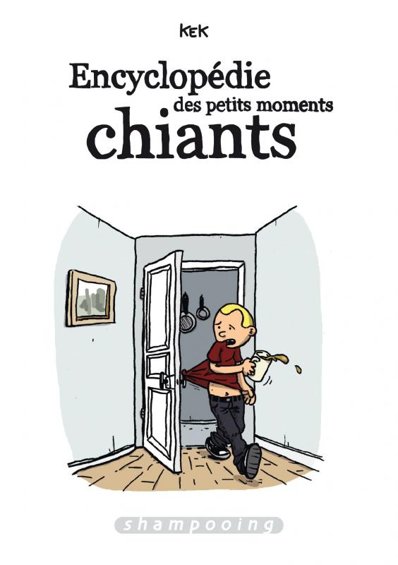 Encyclopédie des petits moments chiants, bd chez Delcourt de Kek