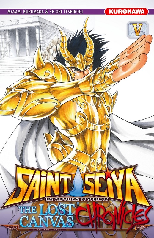  Saint Seiya - The lost canvas chronicles  T5, manga chez Kurokawa de Kurumada, Teshirogi