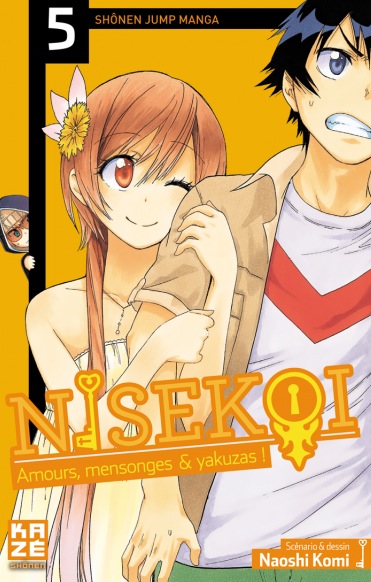  Nisekoi T5, manga chez Kazé manga de Komi