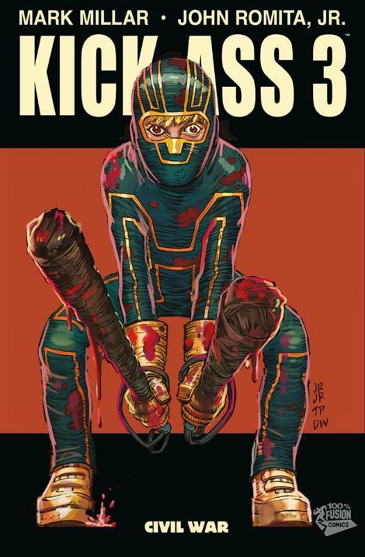  Kick-Ass – cycle 3, T1 : Civil war (0), comics chez Panini Comics de Millar, Romita Jr, White
