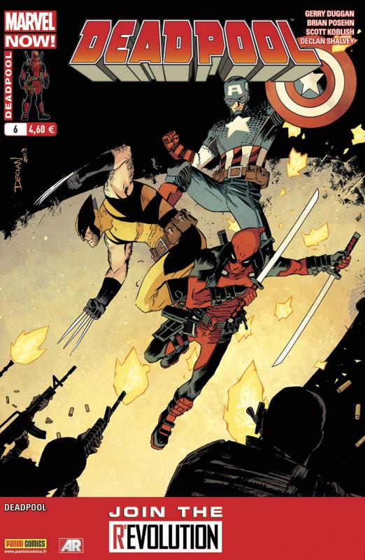  Deadpool (revue) – V 4, T6 : Le retour de l'homme blanc (0), comics chez Panini Comics de Duggan, Posehn, Shalvey, Koblish, Bellaire, Staples
