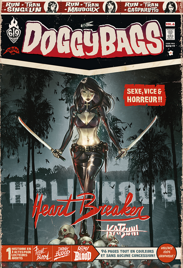  Doggybags T6 : Heart Breaker (0), comics chez Ankama de Run, Tran, Singelin, Yuck, Gasparutto, Maudoux