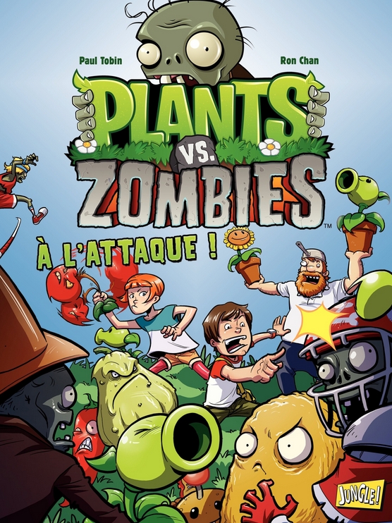 Plants vs zombies T1 : A l'attaque (0), comics chez Jungle de Tobin, Chan