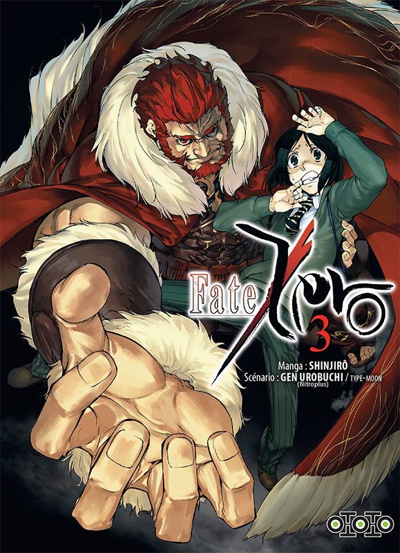  Fate Zero T3, manga chez Ototo de Type-moon, Shinjirô, Urobochi