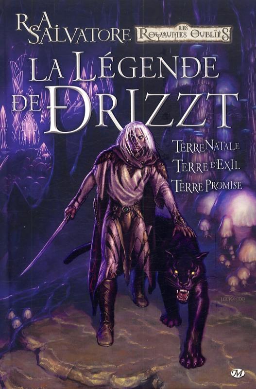 Dungeons & Dragons - La légende de Drizzt : Terre natale / Terre d'exil / Terre promise (0), comics chez Milady Graphics de Dabb, Salvatore, Seeley, Blond, Lockwood