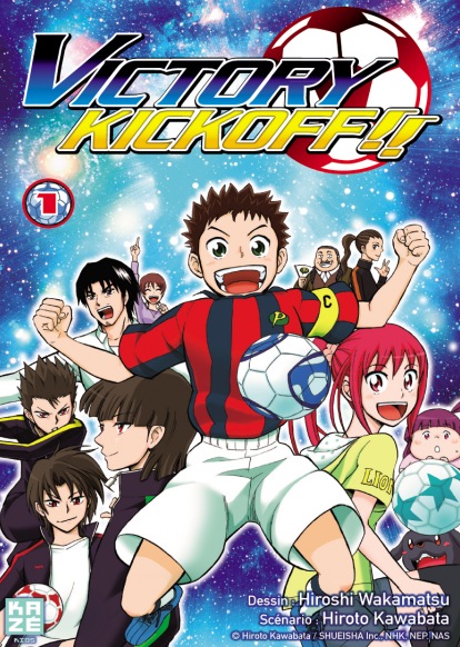  Victory kickoff  T1, manga chez Kazé manga de Kawabata, Wakamatsu