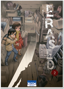  Erased T2, manga chez Ki-oon de Sanbe