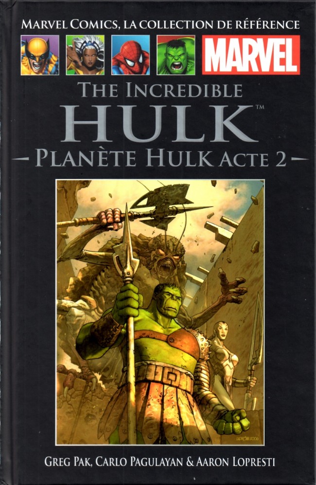  Marvel Comics, la collection de référence T19 : The Incredible Hulk - Planète Hulk Acte 2 (0), comics chez Hachette de Pak, Frank, Lopresti, Pagulayan, Martin, Kindzierski, Sotomayor