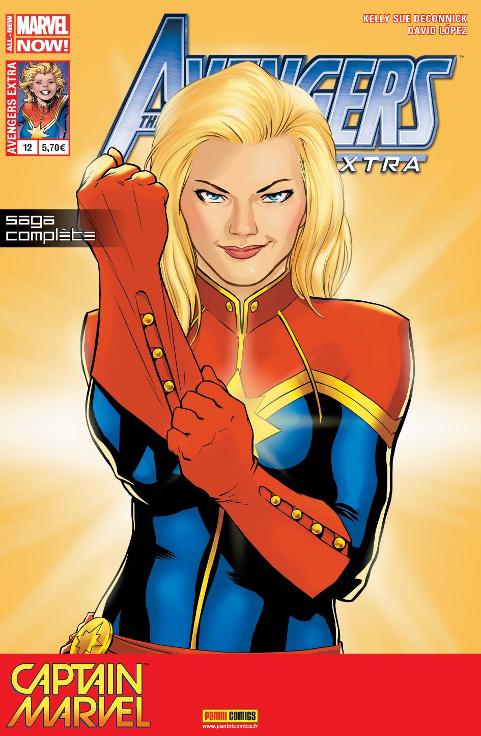  Avengers Extra T12 : Repousser toutes les limites (0), comics chez Panini Comics de Deconnick, Lopez, Loughridge