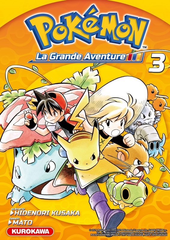  Pokémon la grande aventure  – La grande aventure, T3, manga chez Kurokawa de Kusaka, Mato