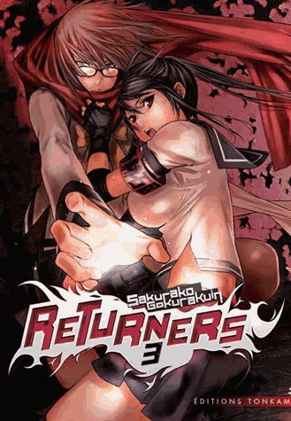  Returners T3, manga chez Tonkam de Gokurakuin