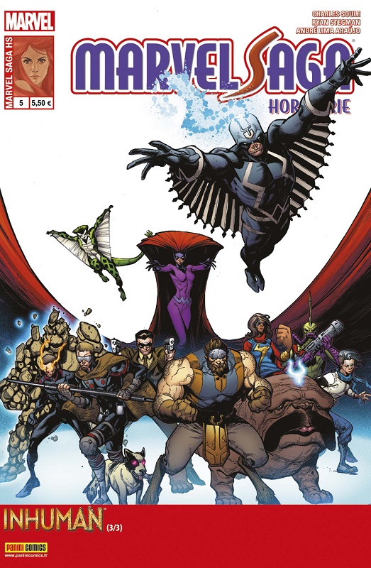  Marvel Saga Hors série T3 : Inhuman (3/3) - Héritage (0), comics chez Panini Comics de Soule, Araujo, Stegman, Isanove, Rosenberg