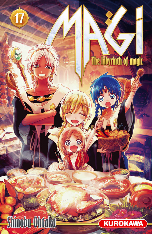  Magi, the labyrinth of magic  T17, manga chez Kurokawa de Ohtaka