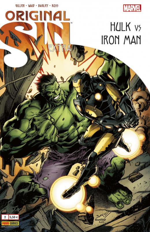 Original Sin – Extra, T2 : Hulk vs Iron Man (0), comics chez Panini Comics de Waid, Gillen, Bagley, Ross, Keith, Guru efx
