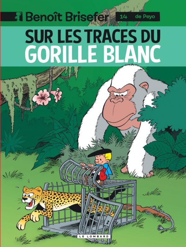  Benoît Brisefer T14 : Sur les traces du gorille blanc (0), bd chez Le Lombard de Parthoens, Culliford, Garray, Culliford