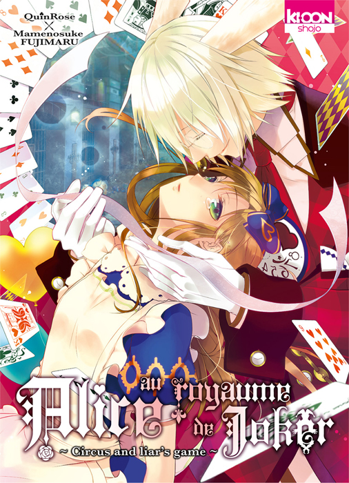  Alice au royaume de joker T2, manga chez Ki-oon de Quinrose, Fujimaru