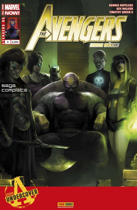 The Avengers (revue) – Hors série, T6 : Descente (0), comics chez Panini Comics de Hopeless, Green II, Walker, Beaulieu, Mattina