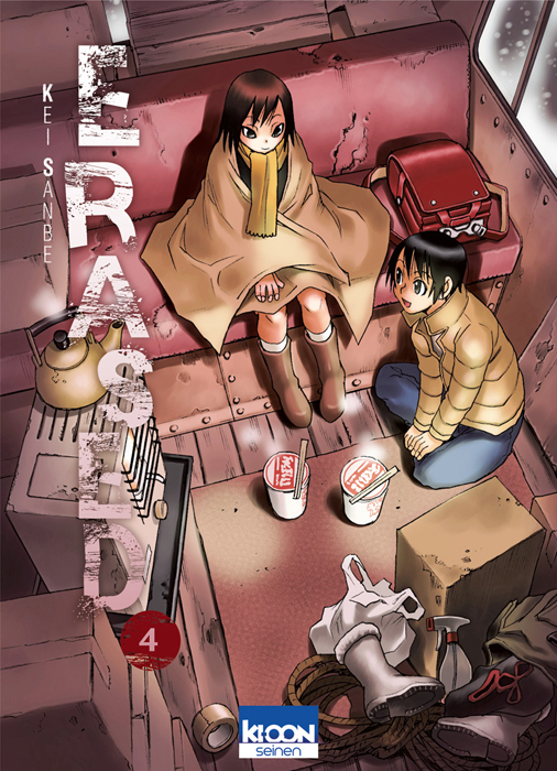  Erased T4, manga chez Ki-oon de Sanbe