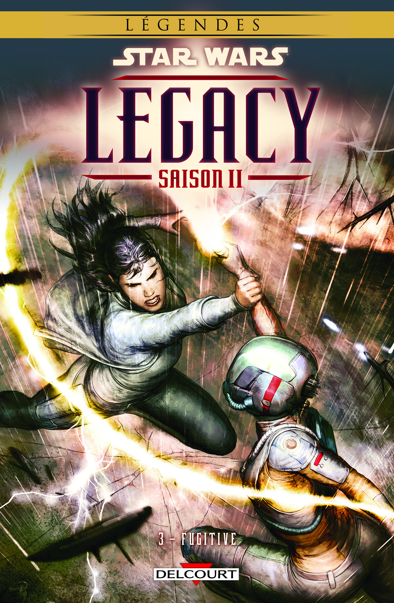  Star Wars Legacy – Saison 2, T3 : Fugitive (0), comics chez Delcourt de Hardman, Bechko, Boyd, Alessio