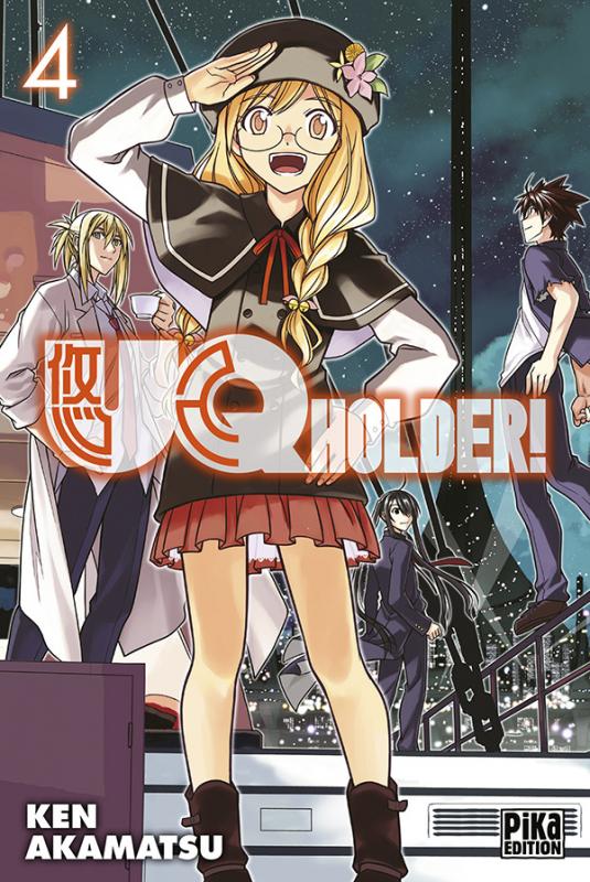  UQ Holder! T4, manga chez Pika de Akamatsu