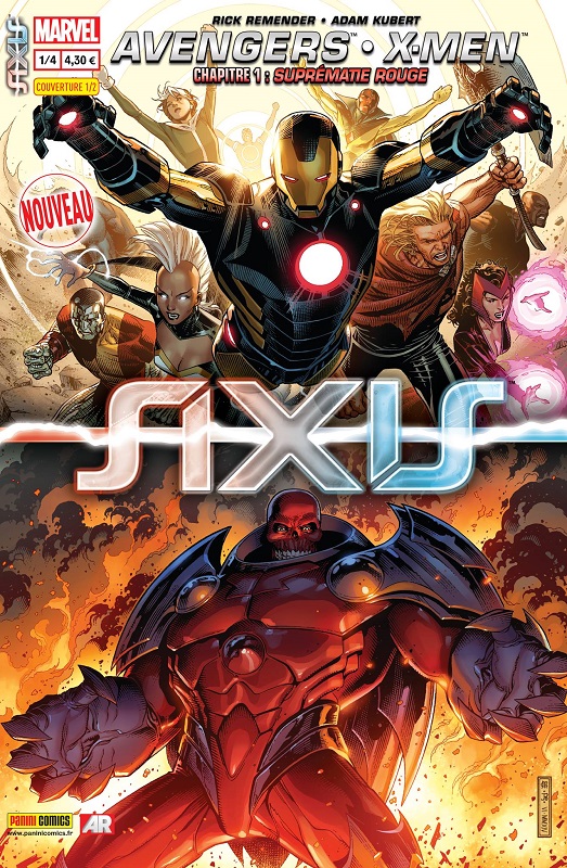  AXIS - Avengers & X-Men T1 : Suprémacie Rouge (0), comics chez Panini Comics de Remender, Kubert, Milla, Martin, Cheung