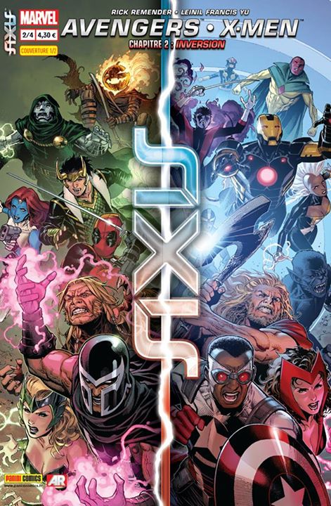  AXIS - Avengers & X-Men T2 : Inversion (0), comics chez Panini Comics de Remender, Yu, Alanguilan, Martin, Delgado, Milla, Cheung