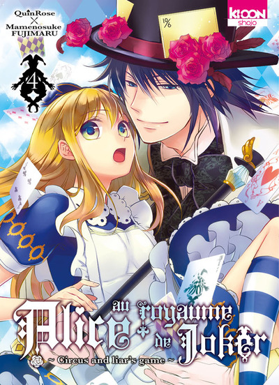  Alice au royaume de joker T4, manga chez Ki-oon de Quinrose, Fujimaru
