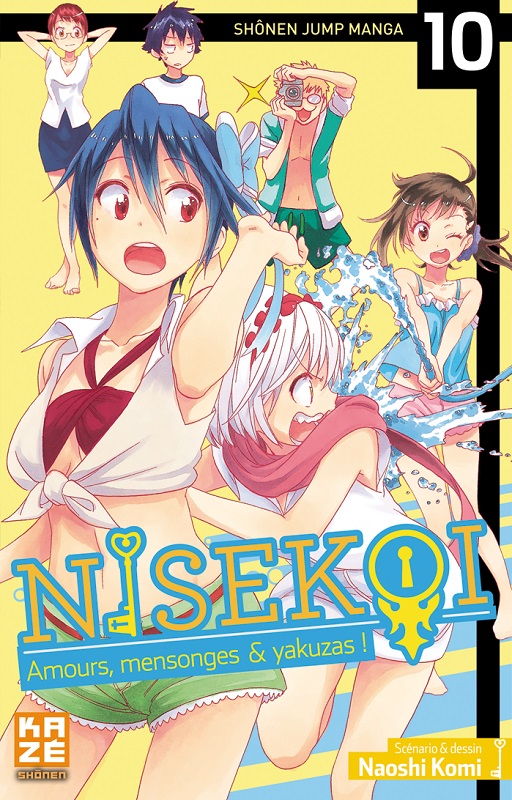  Nisekoi T10, manga chez Kazé manga de Komi