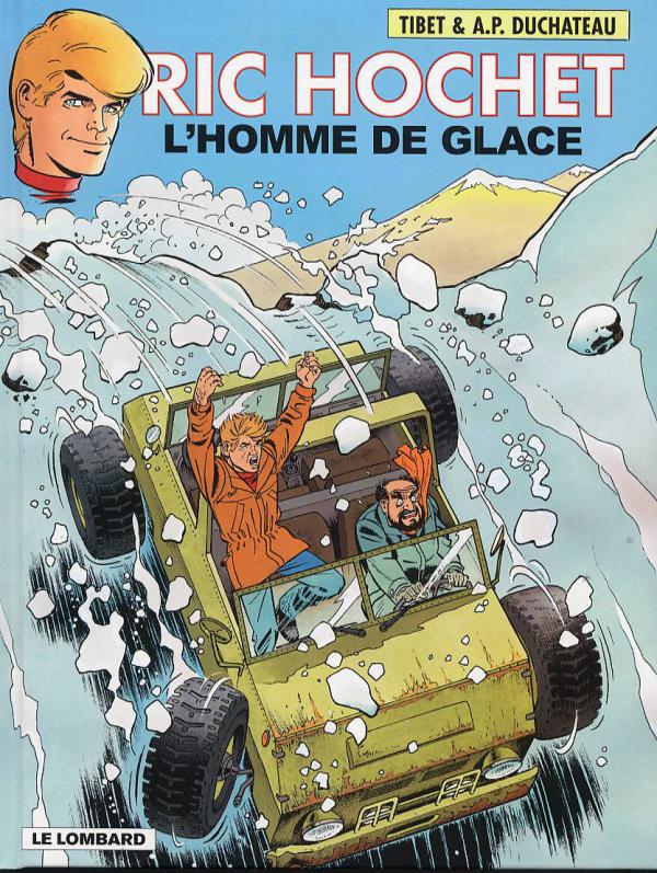  Ric Hochet T69 : L'homme de glace (0), bd chez Le Lombard de Duchateau, Tibet, Brichau