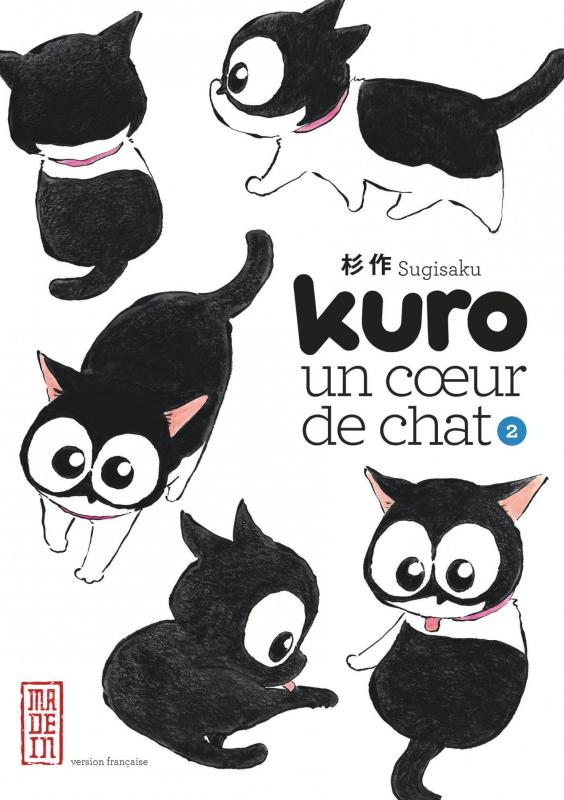  Kuro un coeur de chat T2, manga chez Kana de Sugisaku
