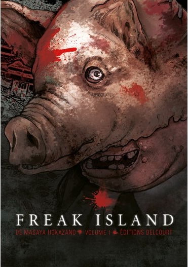  Freak island  T1, manga chez Delcourt de Hokazono