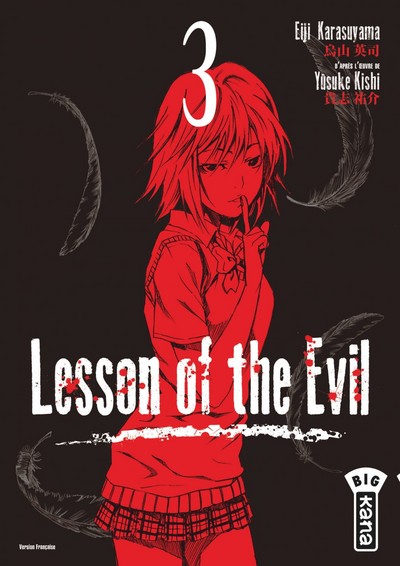  Lesson of the evil T3, manga chez Kana de Kishi, Karasuyama