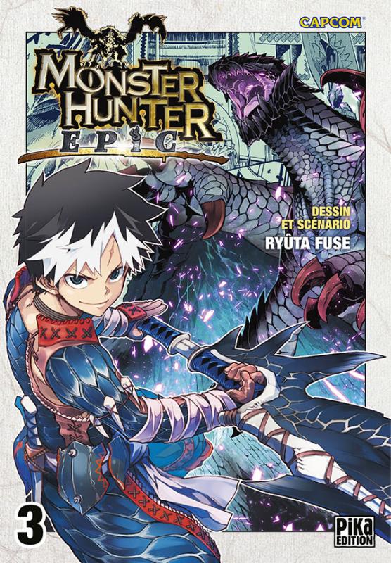  Monster hunter Epic T3, manga chez Pika de Fuse