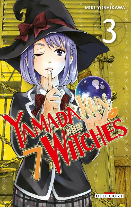  Yamada kun & the 7 witches T3, manga chez Delcourt de Yoshikawa