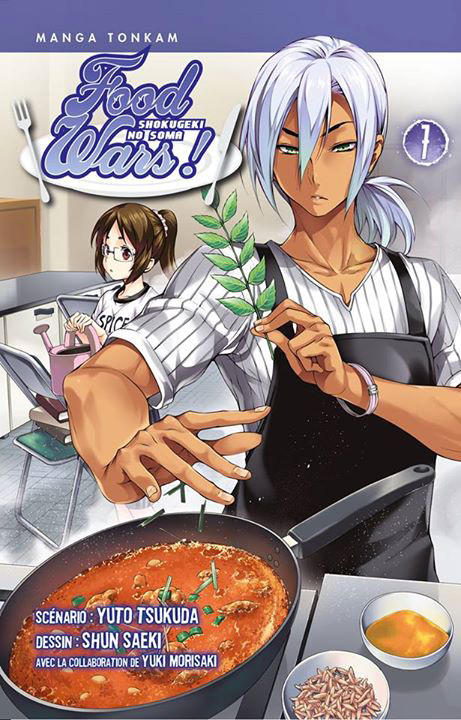  Food wars  T7, manga chez Tonkam de Tsukuda, Saeki